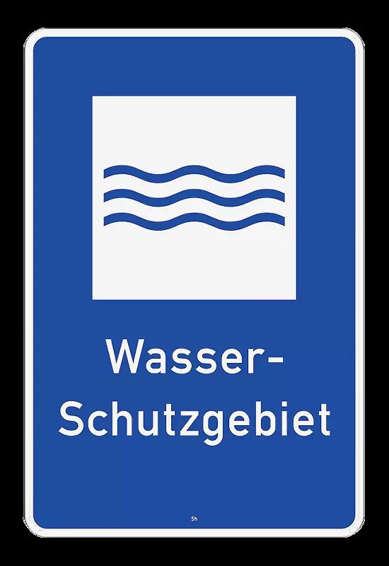 Hinweisschild: Wasserschutzgebiet
