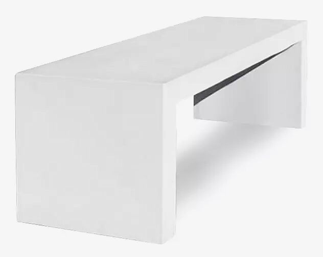 Tisch ANDROMEDA, Beton in naturweiß - 18