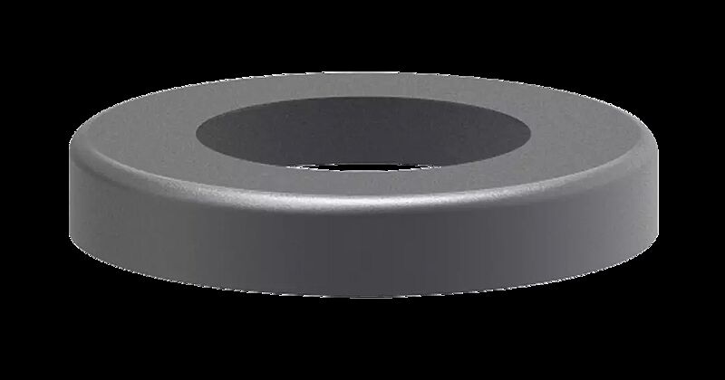 Zierring Ø 100 mm, aus Edelstahl, pulverbeschichtet in RAL 7016 anthrazitgrau