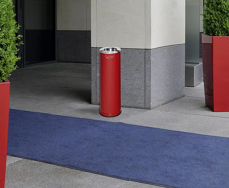 Standascher BREMEN in RAL 3000 feuerrot