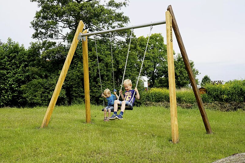 Doppelschaukel FLOS mit 2 Standard-Sicherheitsschaukelsitzen