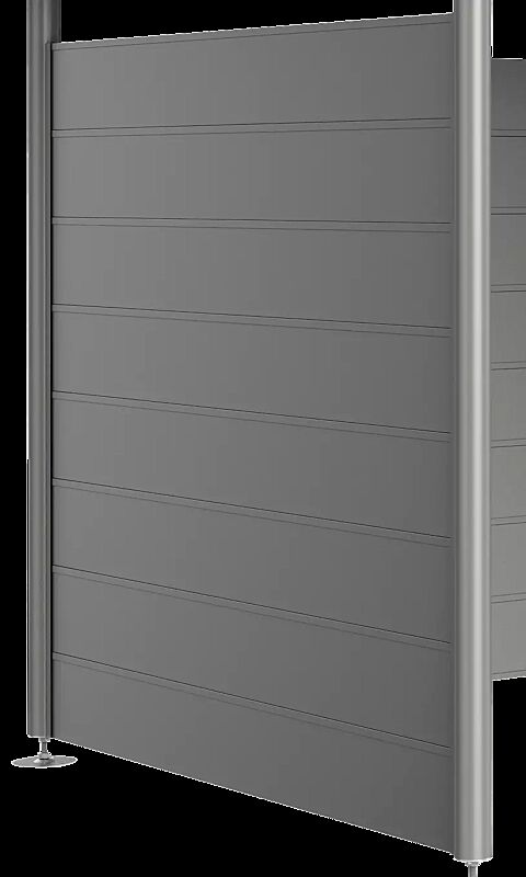 Seitenwand für Gerätehaus HighLine® - Modell 3, quarzgrau-metallic