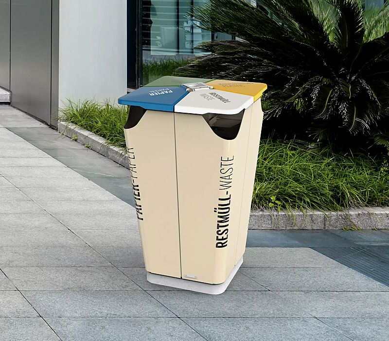 Abfallbehälter GECKO mit Ascher