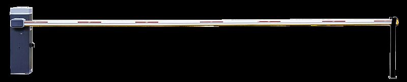 Schrankenanlage BUSSET, Absperrbreite 6,00 m und Auflagestütze