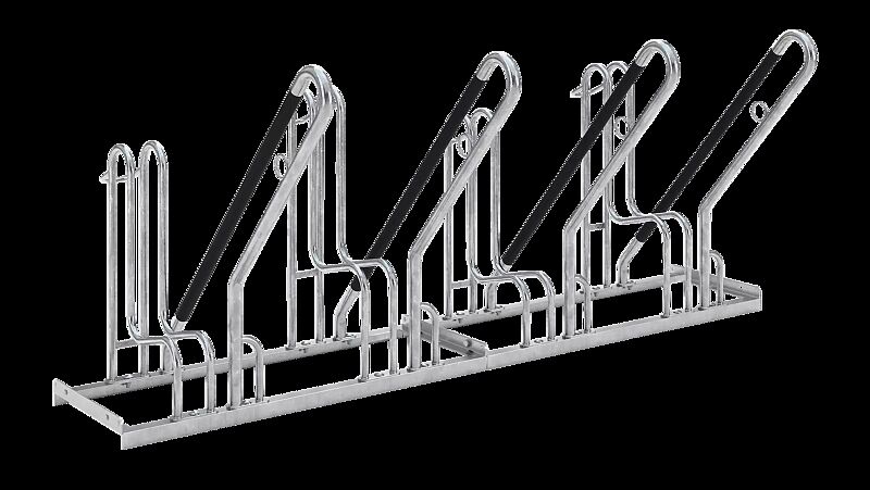 Fahrradständer IRVING, einseitig, 4 Stellplätze
