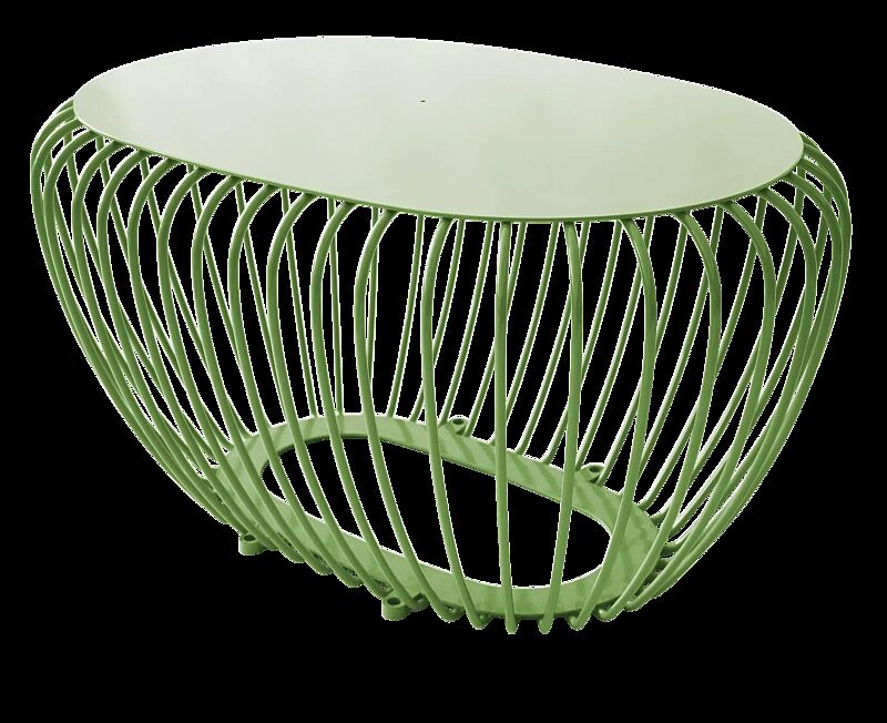 Tisch BUBBLE in RAL 6018 gelbgrün