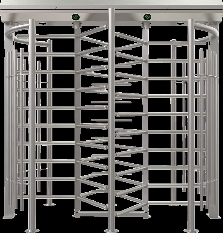 Drehkreuz TINOS, Doppel-Drehkreuz aus Edelstahl