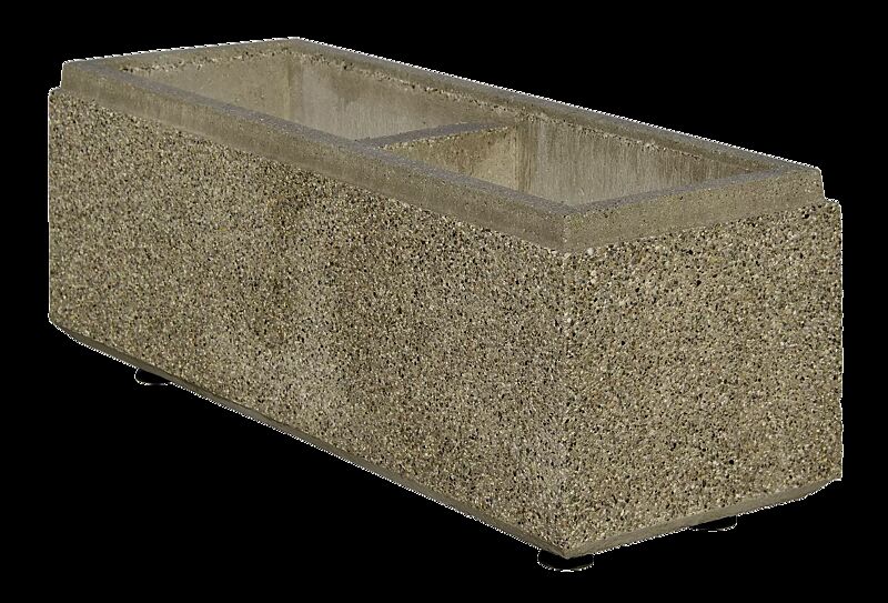 Pflanzbehälter RECTANGULAR, in sand