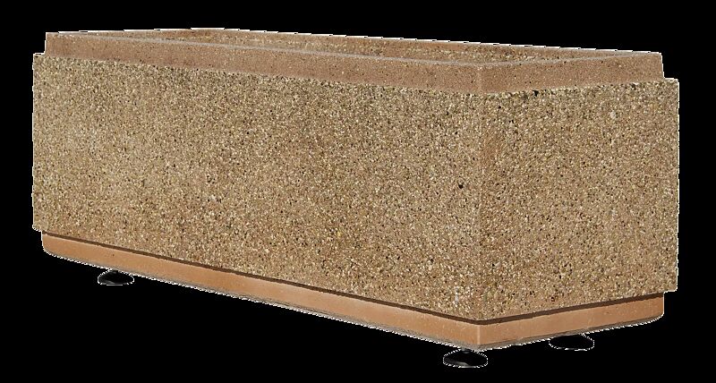 Pflanzbehälter RECTANGULAR, in terracotta