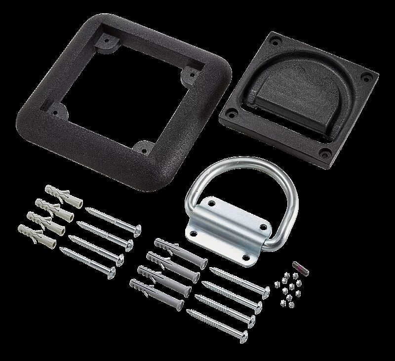 Anschließbügel MATARO zum Aufdübeln, Einbau mit Überstand