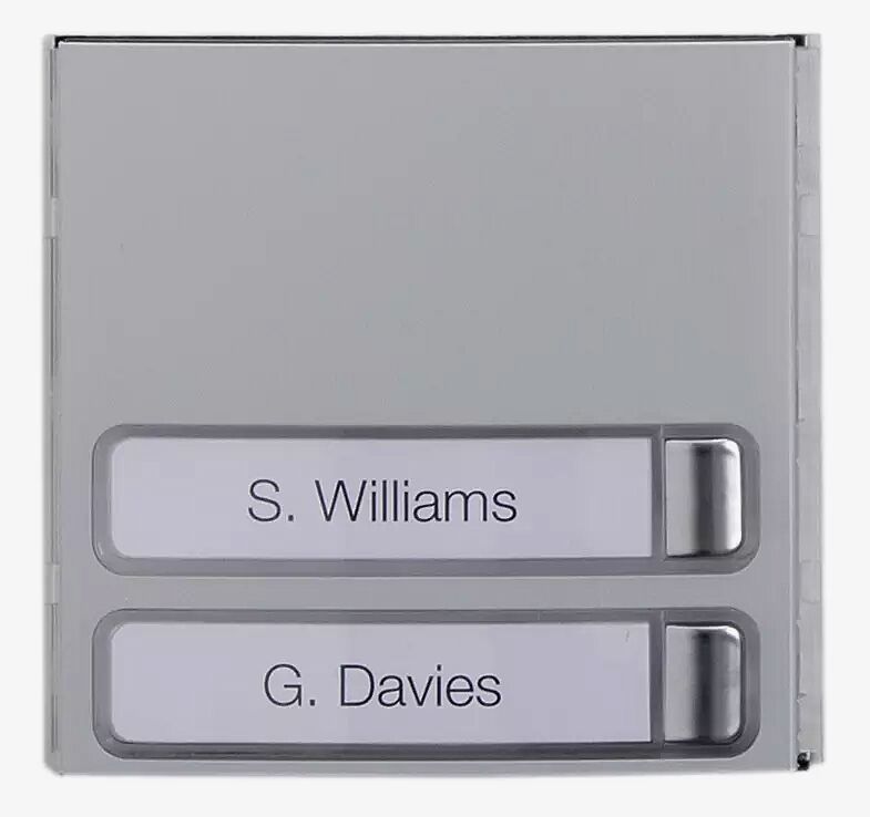 Modulare Außenstation LAURIS, mit 2 Klingeltastern, inklusive Abdeckung