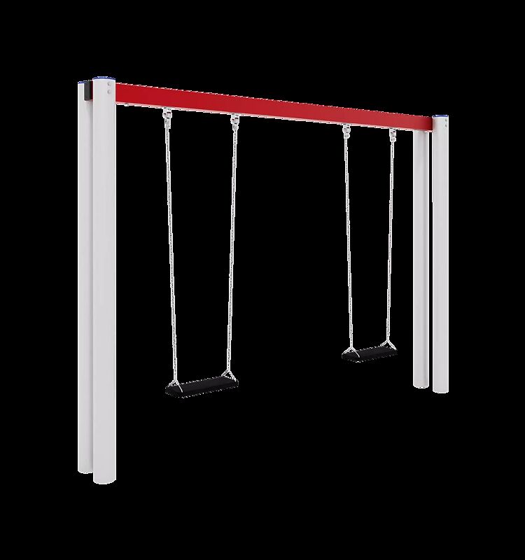 Doppelschaukel BARNY mit 2 Standard-Sicherheitsschaukelsitzen