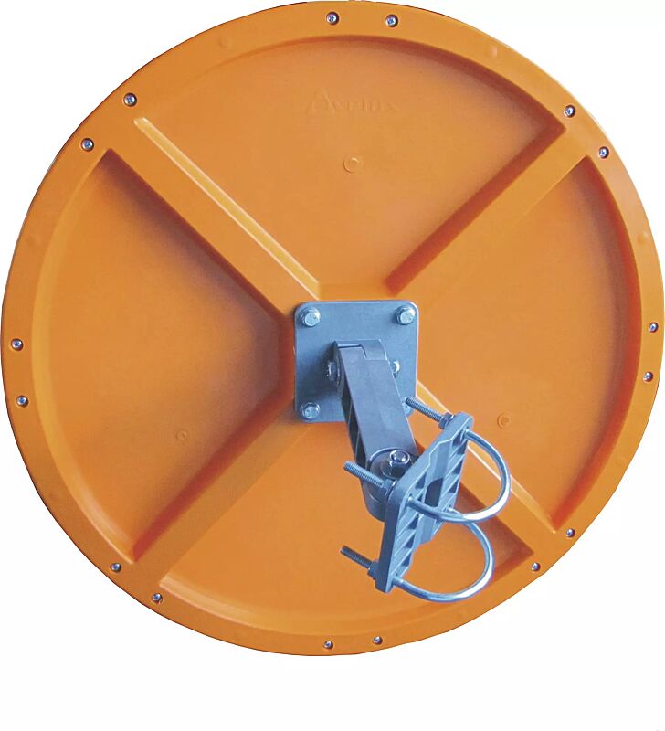 Verkehrsspiegel SEWEN, zur Pfostenbefestigung, Ø 600 mm