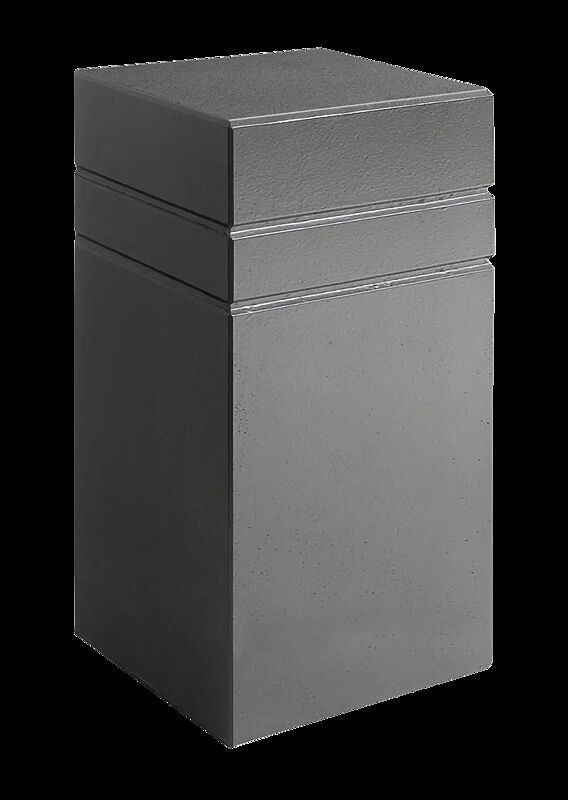 Poller BRNO, Höhe 700 mm, Beton beschichtet in graphit