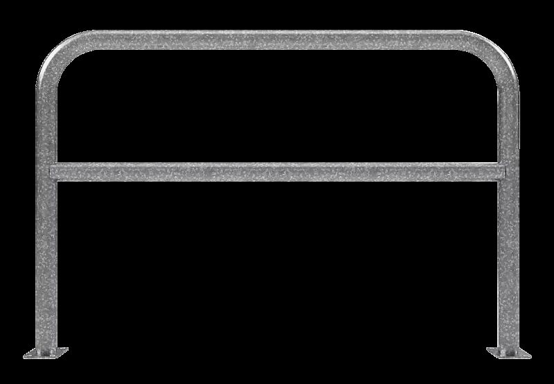 Sperrzaun VIHTI mit Knieholm, Sperrbreite 1,5 m, zum Aufdübeln, feuerverzinkt