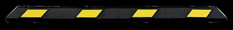 Leitbalken LIMNOS, schwarz mit gelben Reflexstreifen