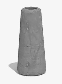 Fertigfundament für Rohrpfosten Ø 60,3 mm, zum Eingraben, Beton