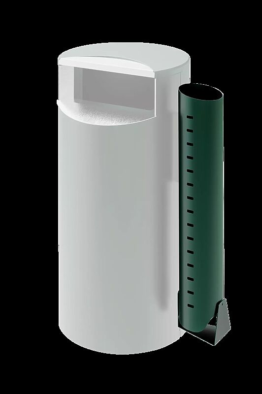 Sammelbehälter für Pfandartikel in RAL 6005 moosgrün