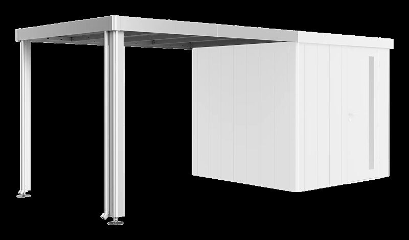 Seitendach für Gerätehaus NEO, in silber-metallic