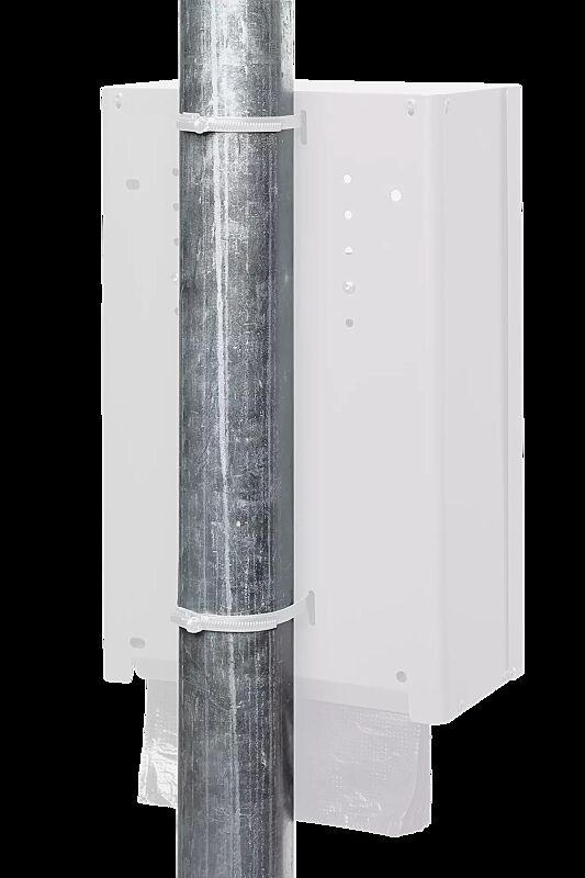 Pfosten zum Einbetonieren, Länge 2100 mm, Ø 65 mm, feuerverzinkt