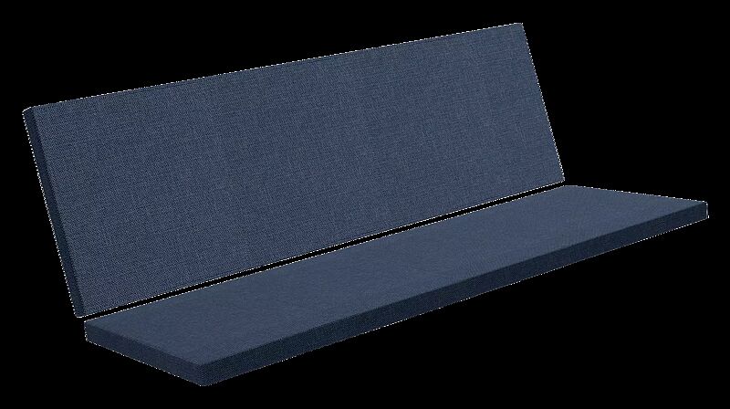 Polsterauflage für Sitzbank STACK in dunkelblau - 49