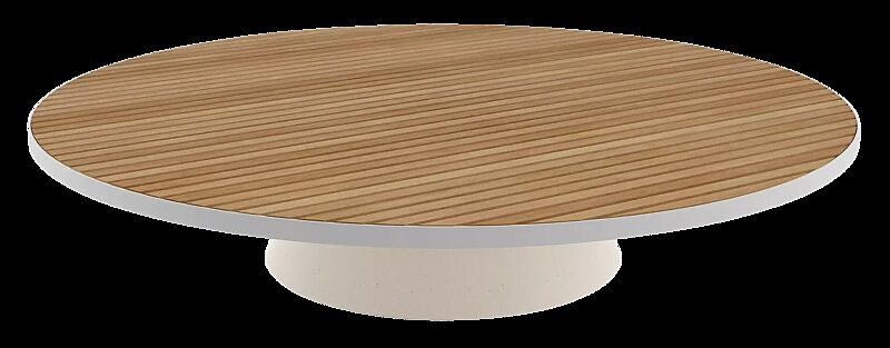 Sitzelement CONICS mit Jatobaholzbelattung, Breite 2200 mm, HPC-Beton in hellgrau, Stahlteile in RAL 7035 lichtgrau