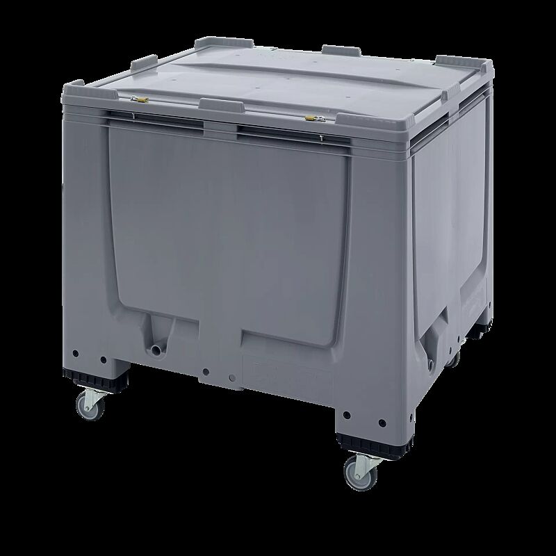 Aufbewahrungsbox für Großfigurenspiele mit Rollen