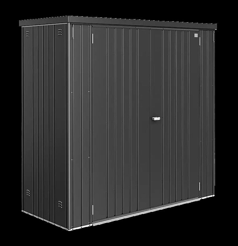 Geräteschrank NEUFELDEN, Modell 190, in dunkelgrau-metallic