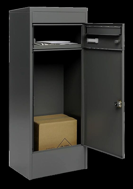 Brief- und Paketkasten CIRON in basaltgrau semimatt