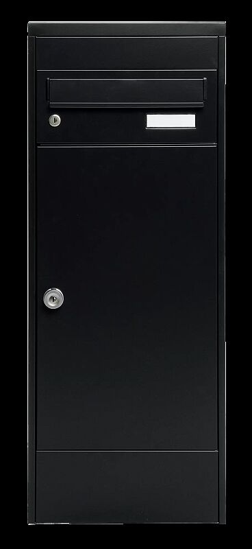 Brief- und Paketkasten CIRON in schwarzgrau semimatt