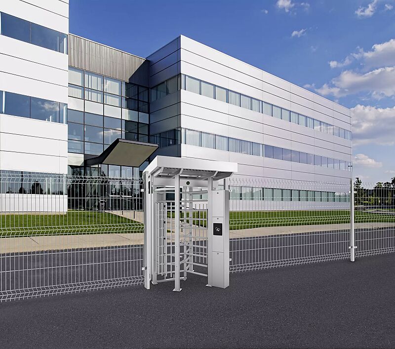 Drehkreuz SETE, Rotor Edelstahl