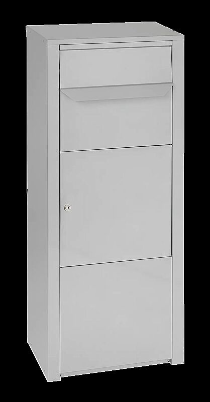 Brief- und Paketkasten DUNET in weißaluminium