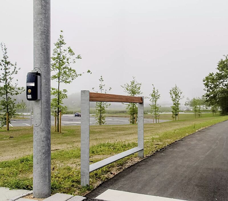 Ampeltrittbrett BORCH, Breite 1800 mm, feuerverzinkt