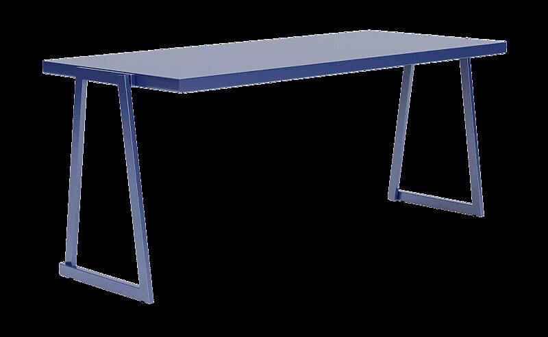 Tisch CORTINA, rechteckig, Breite 1800 mm, zum freien Aufstellen, in RAL 5023 fernblau