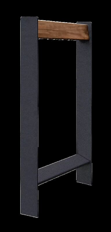 Ampeltrittbrett BORCH, Breite 600 mm, in RAL 7016 anthrazitgrau