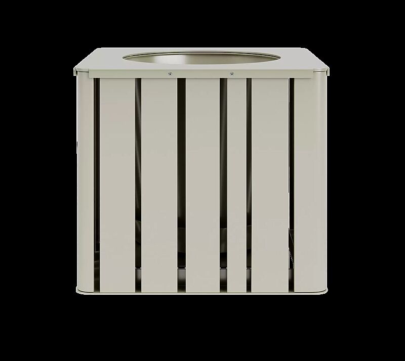 Pflanzbehälter MANTUA, 25 Liter, in RAL 7032 kieselgrau