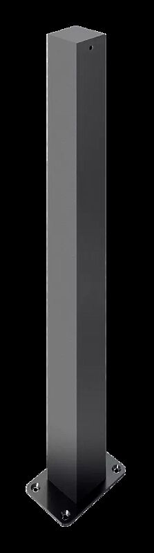 Poller PALENCIA, 70 x 70 mm, zum Aufdübeln, in DB 703 eisenglimmer