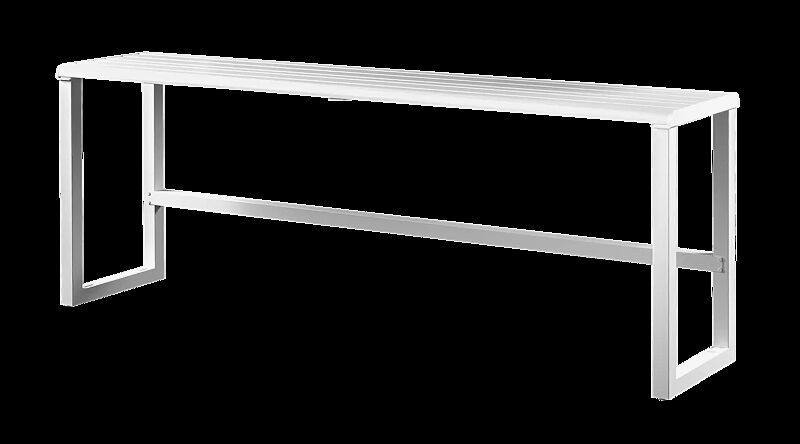 Hochbank MANTUA in RAL 9003 signalweiß