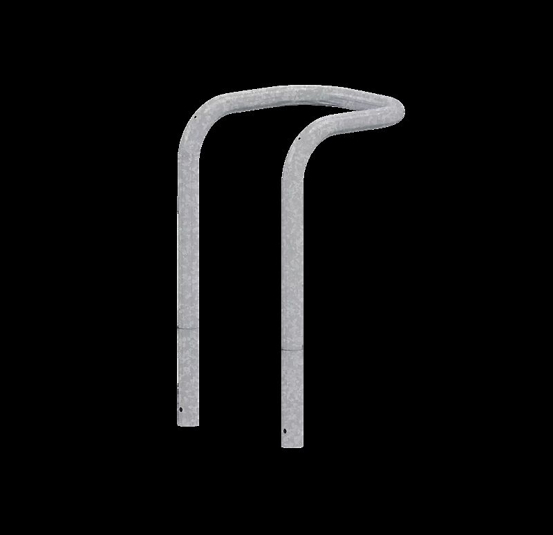 Schutzbügel BONO, zum Einbetonieren, Breite 550 mm, feuerverzinkt