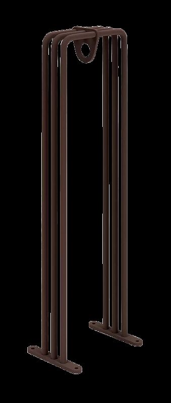 Anlehnbügel ANZIO, Breite 268 mm, in corten