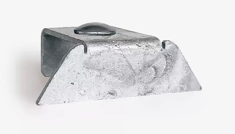 Endkappen für Trapezschiene, verzinkt