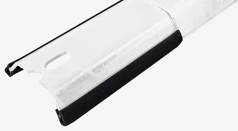 Kantenschutz für Trapezschienen in schwarz