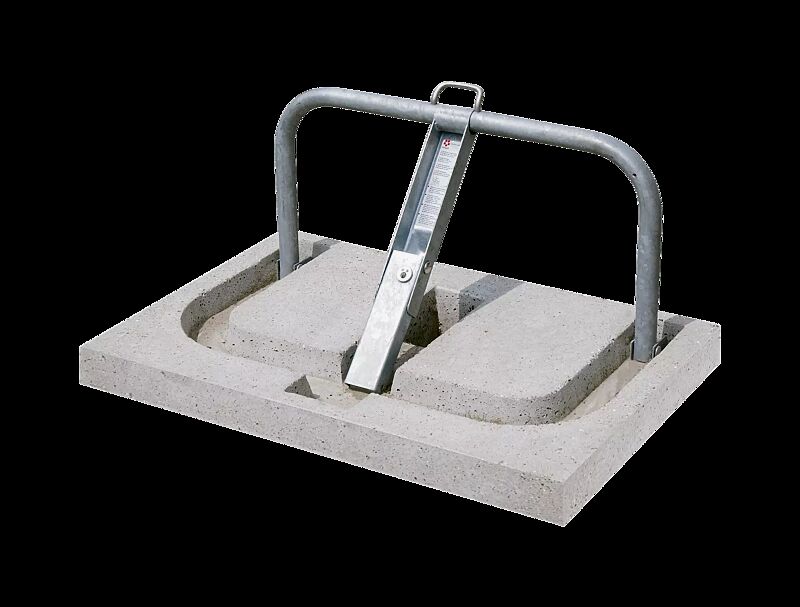 Parkbügel ARTIO NEW, Einbau bodenbündig