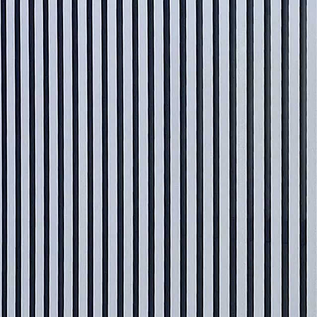 Wandelement mit WPC-Leisten, senkrecht, in RAL RAL 7035 lichtgrau