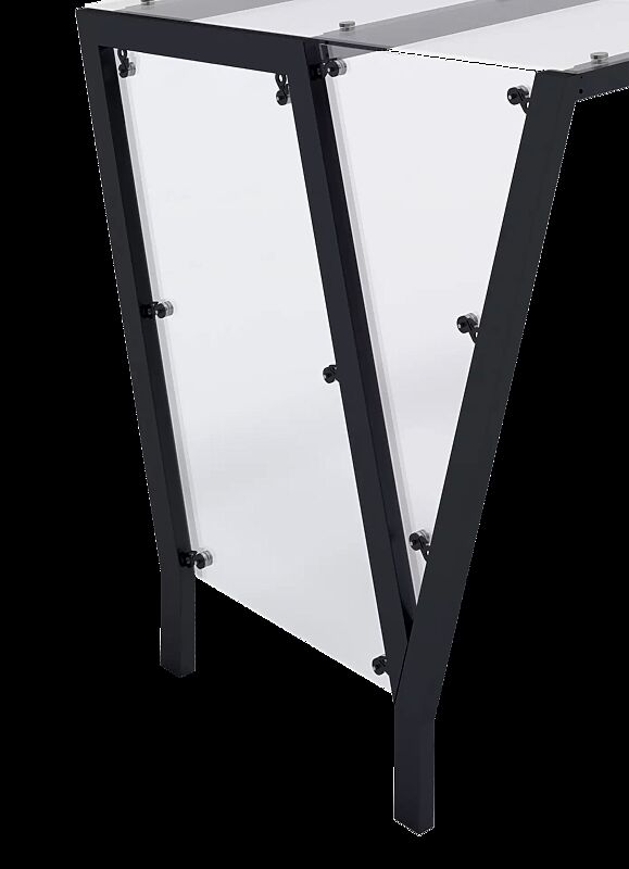 Seitenwand, mit ESG Klarglas, für Dachtiefe 2500 mm