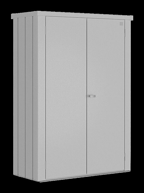 Geräteschrank ROMEO®, Modellgröße M HIGH, in silber-metallic