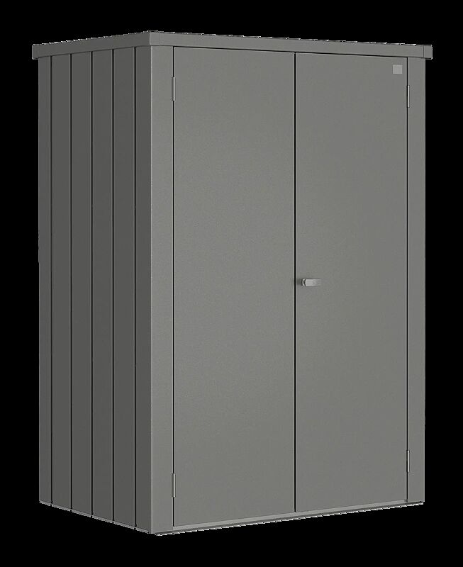 Geräteschrank ROMEO®, Modellgröße L HIGH, in quarzgrau-metallic