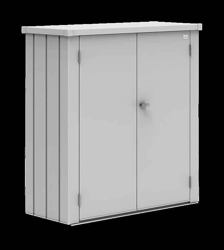 Geräteschrank ROMEO®, Modellgröße M, in silber-metallic