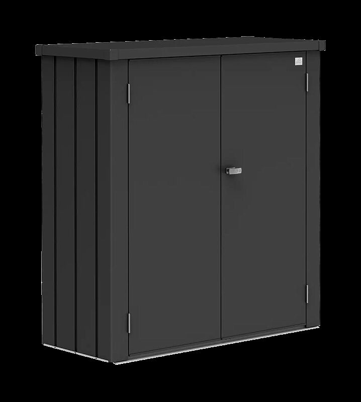 Geräteschrank ROMEO®, Modellgröße M, in dunkelgrau-metallic