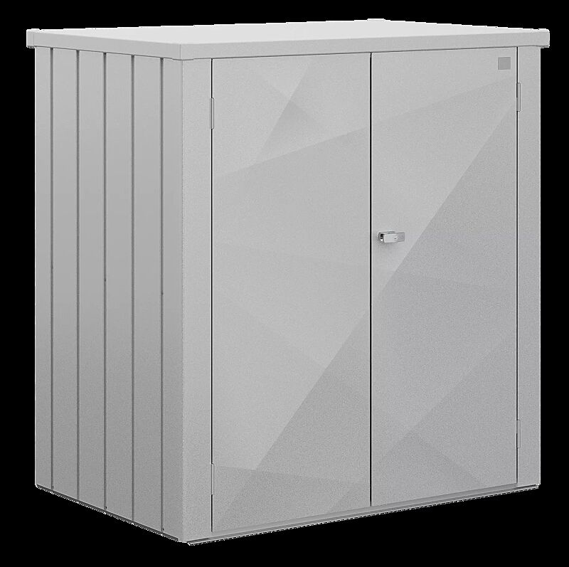 Geräteschrank ROMEO® X-DESIGN, Größe L, in silber-metallic